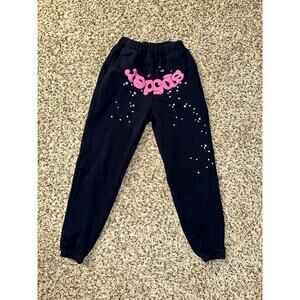 SP5DER KIDS JOGGER SWEATPANTS. SIZE L